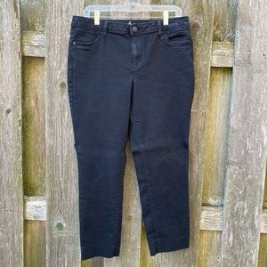 Simply Vera Vera Wang black skinny jeans